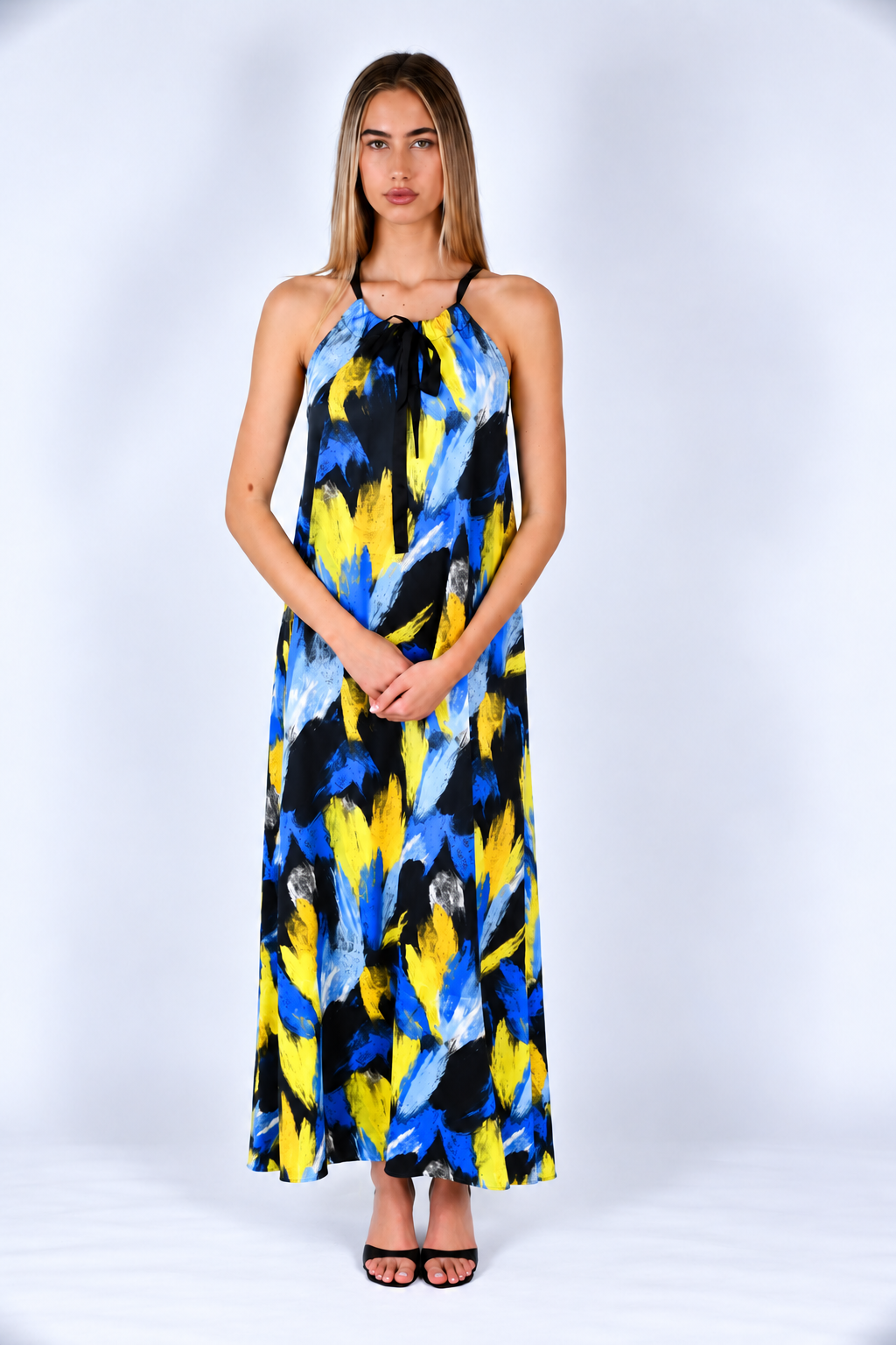Shoulder Straps Maxi Dress