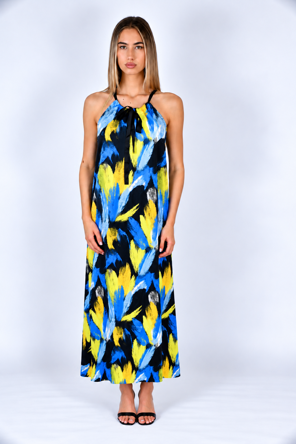 Shoulder Straps Maxi Dress