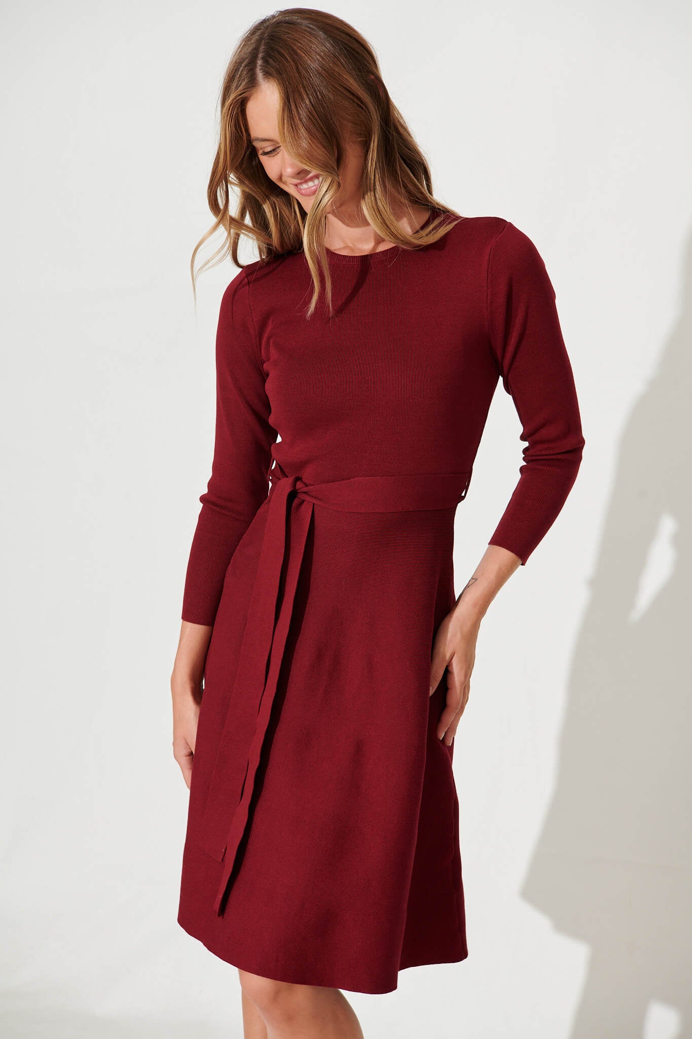 Knit Midi Dress