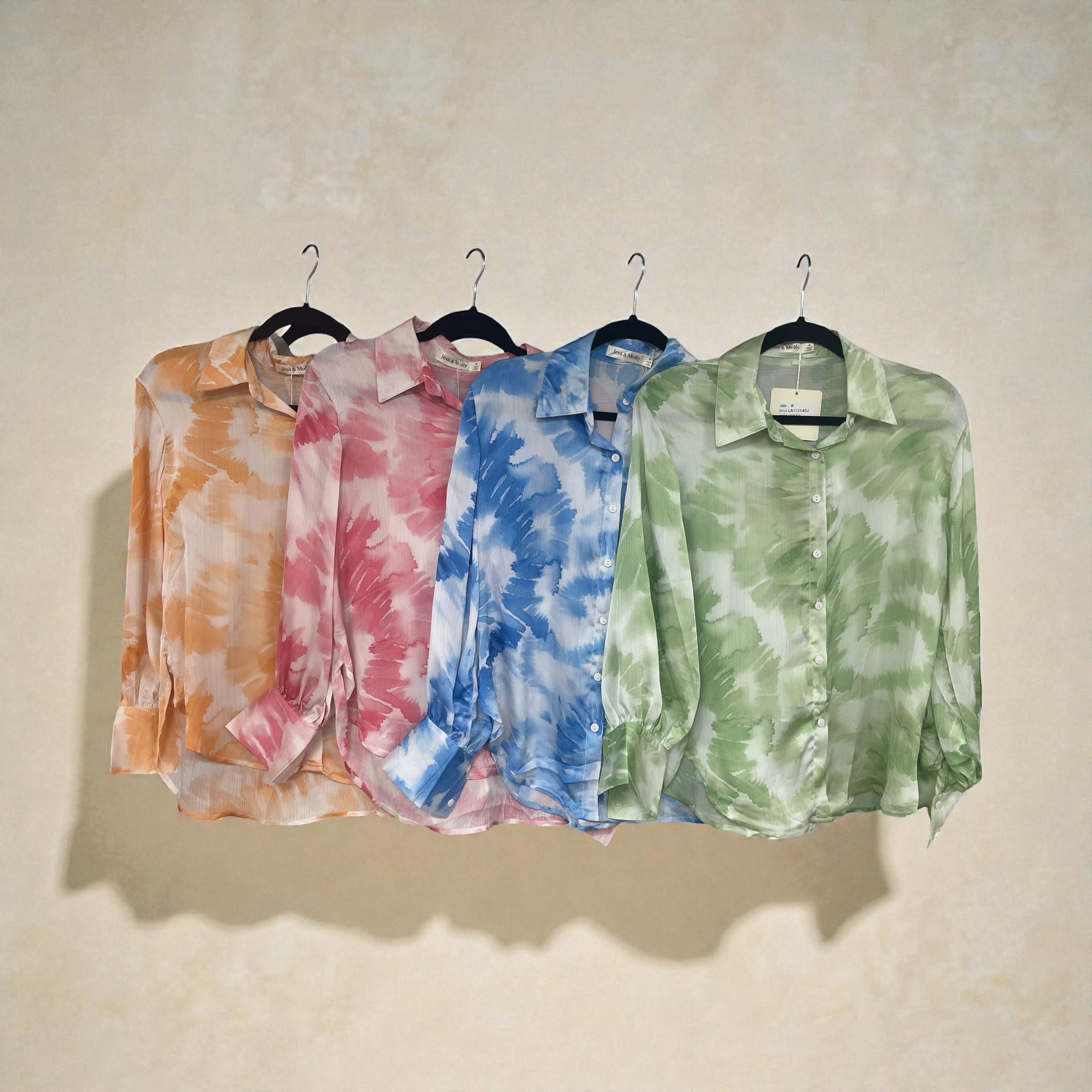 Watercolour Leaf Print Shirt